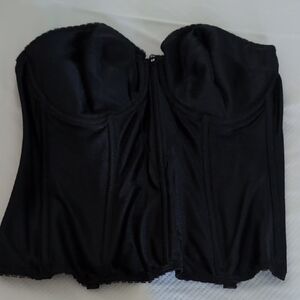 Carnival Strapless Bra Corset Black 42C Style 424